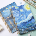 Hot Selling Oil Painting Spiral Notebook B5 Sketchbook